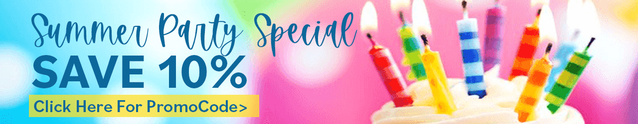 Image Banner for Summer Specials - cupcake and candles